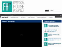Tablet Screenshot of freedomhouse.ro